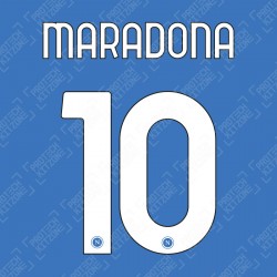 Maradona 10 (Official SSC Napoli 2020/21 Home Name and Numbering)